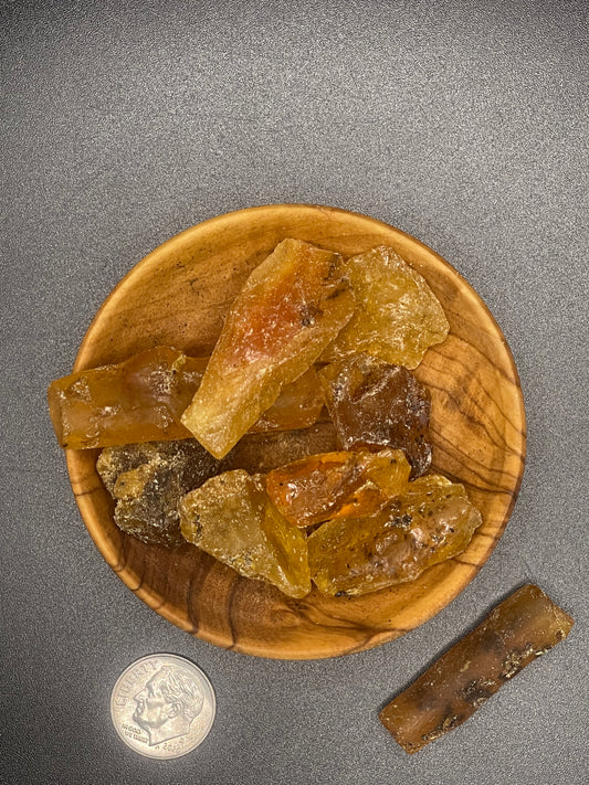 Raw amber