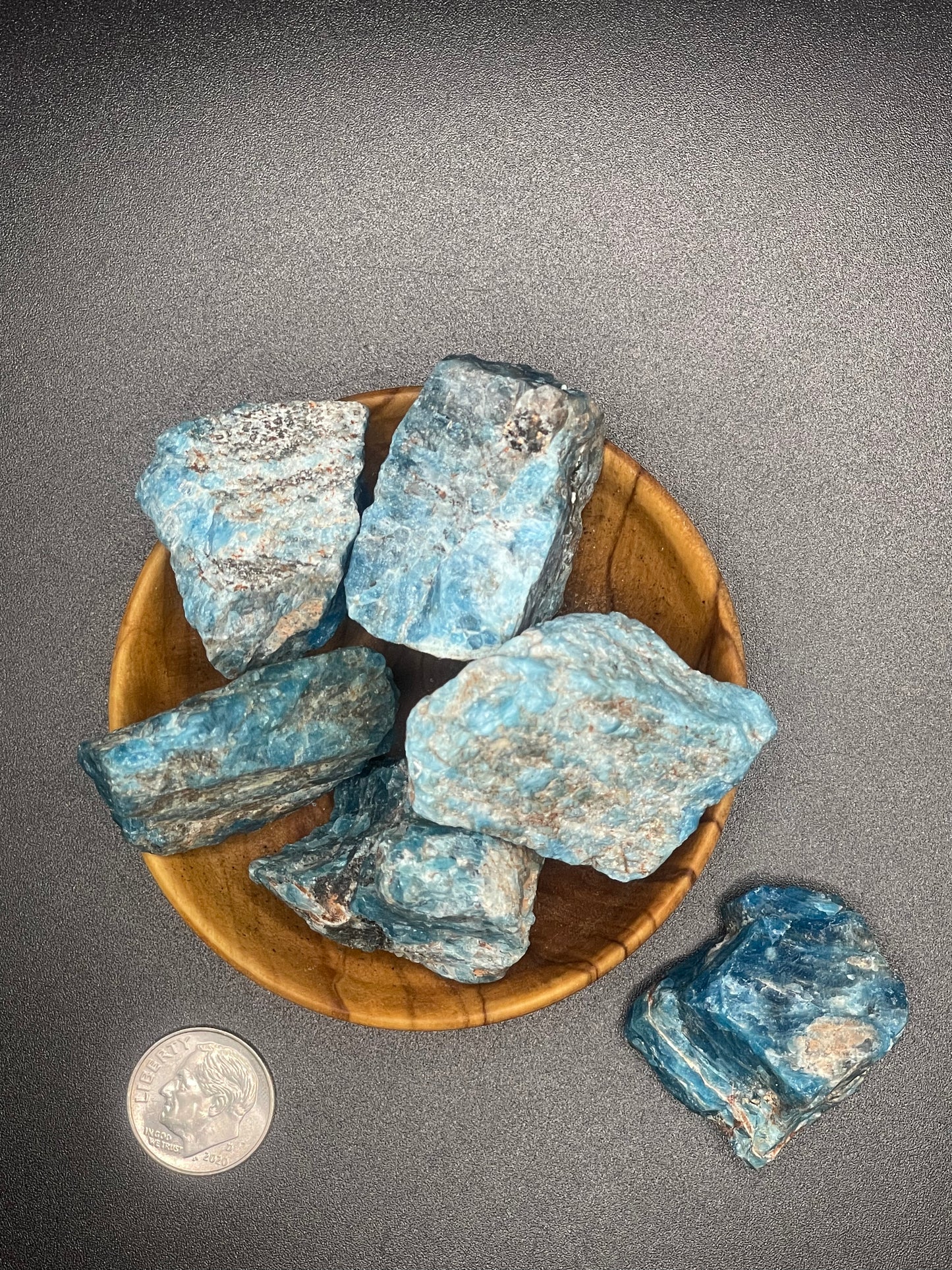 Raw Blue Apatite