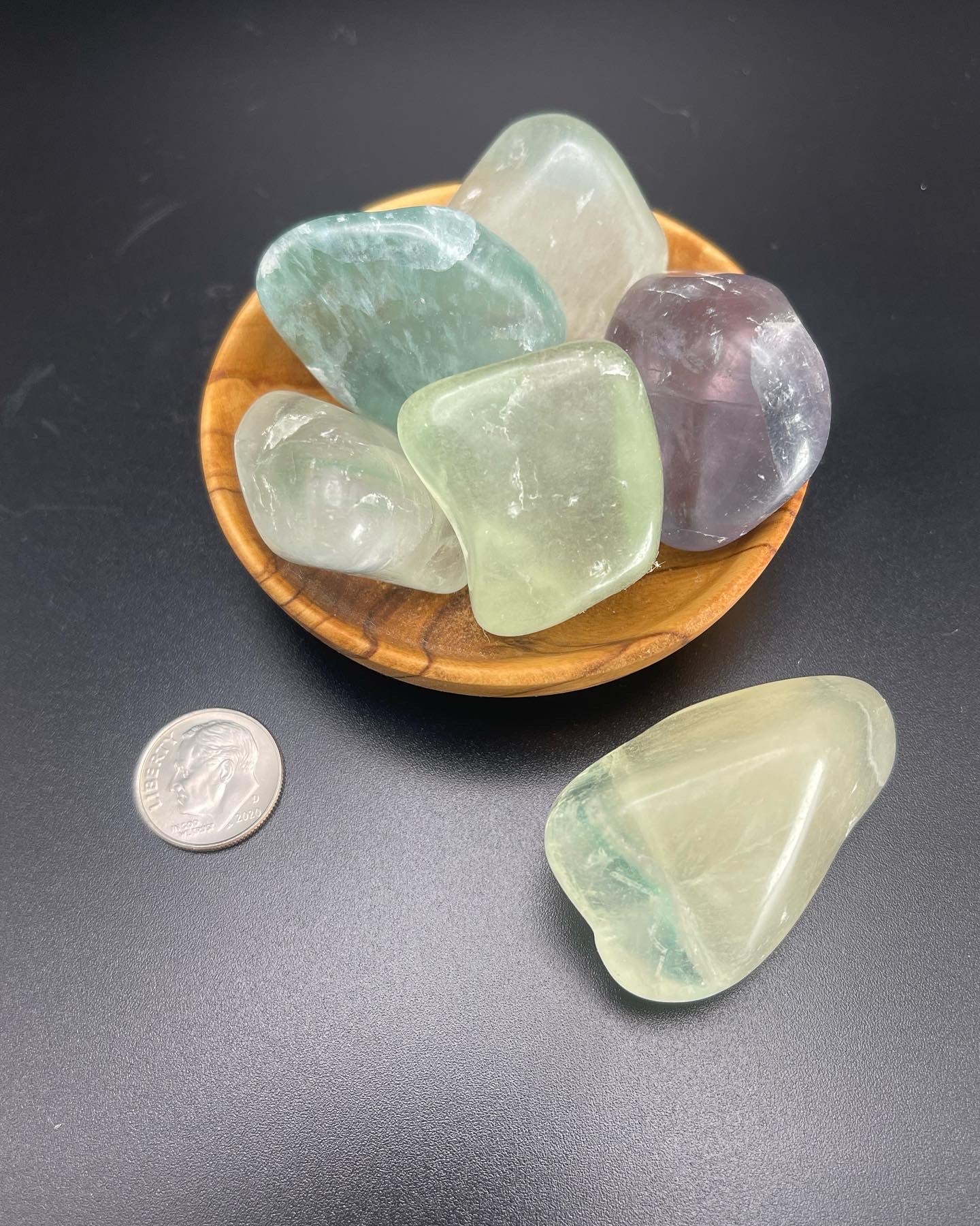 Tumbled Fluorite