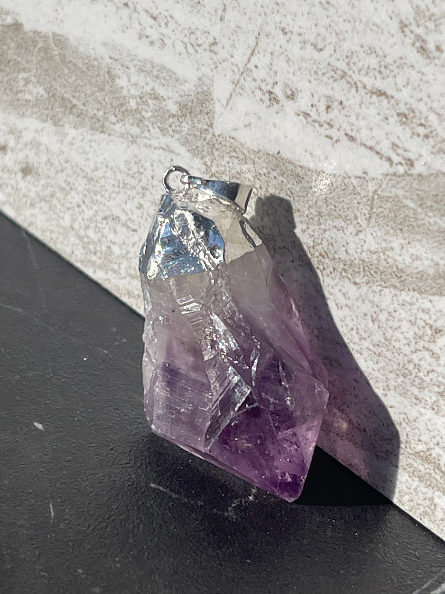 Amethyst Sterling Silver Pendent