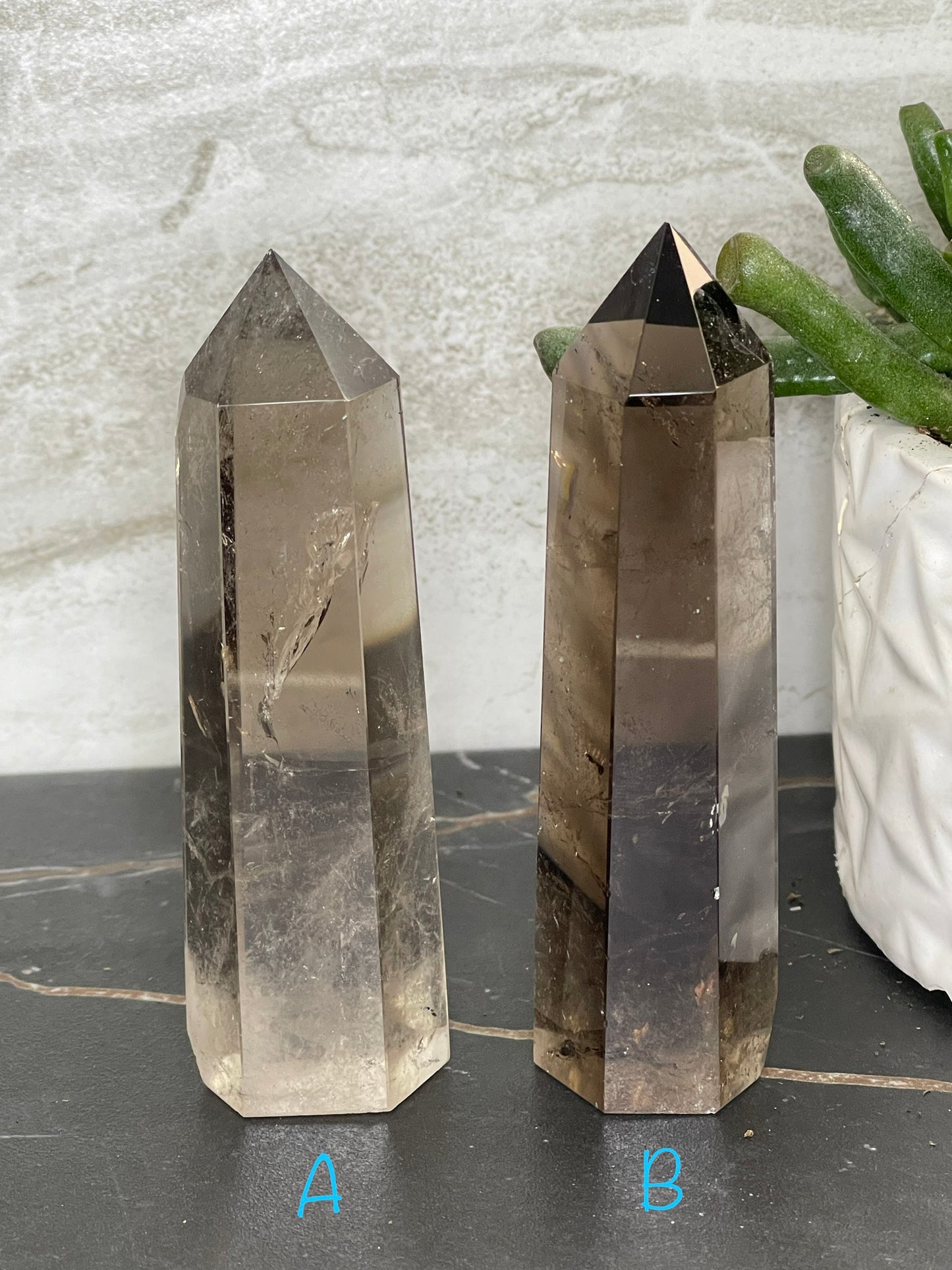 Smoky Quartz Points