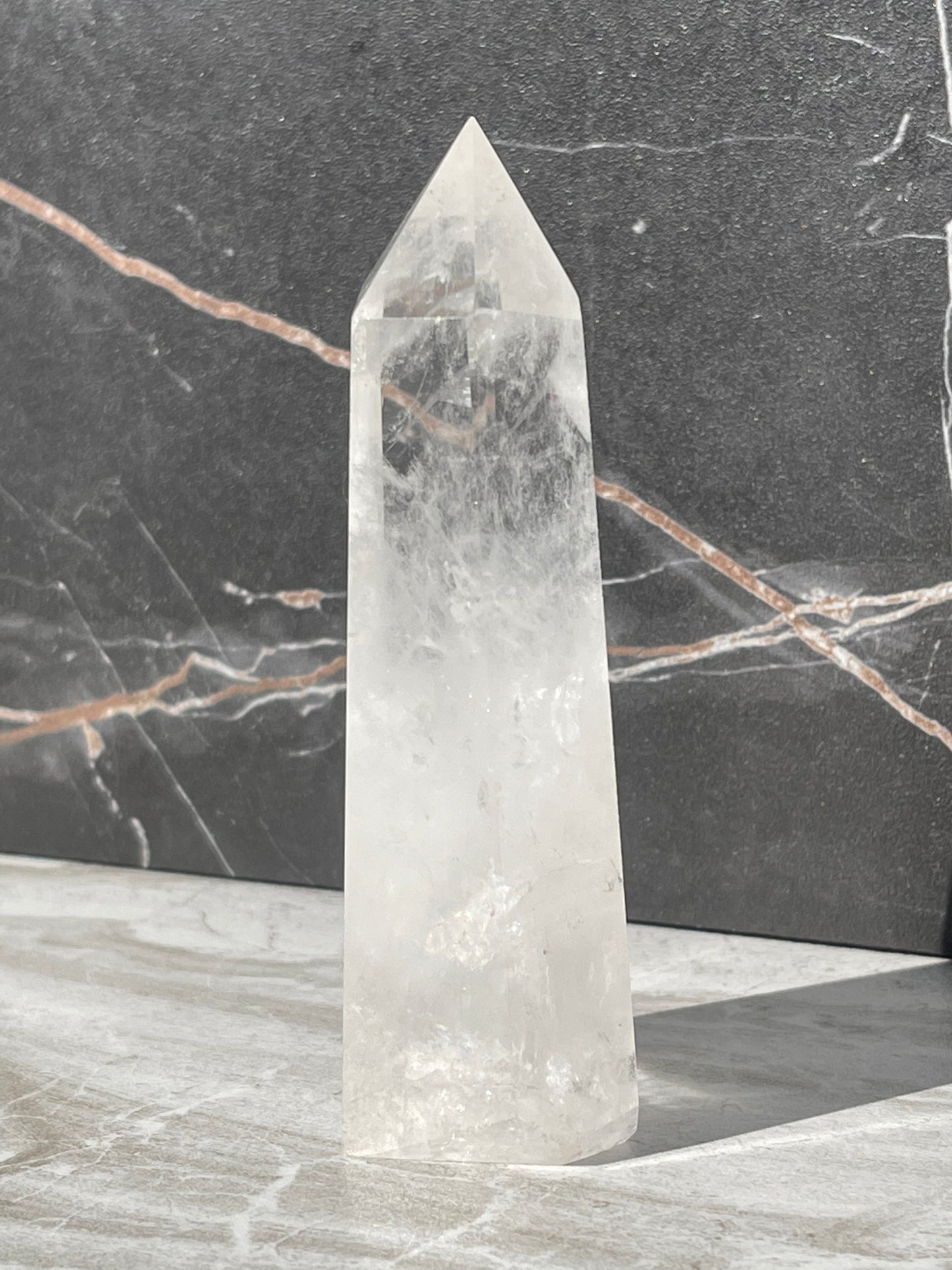 Clear Quartz Tower