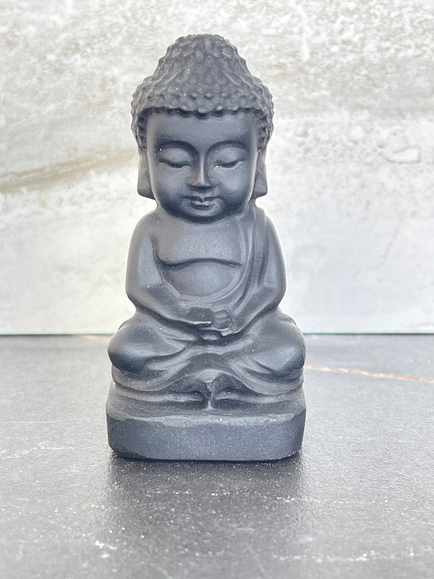 Black Obsidian Buddha