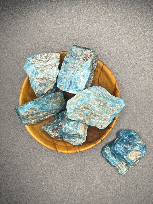 Raw Blue Apatite