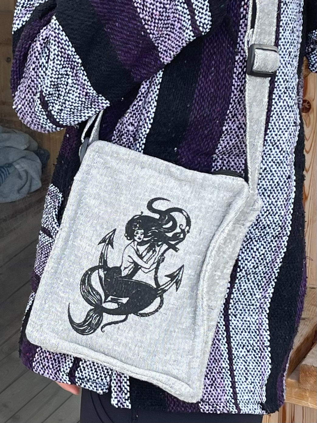 Mermaid Anchor Crossbody Purse